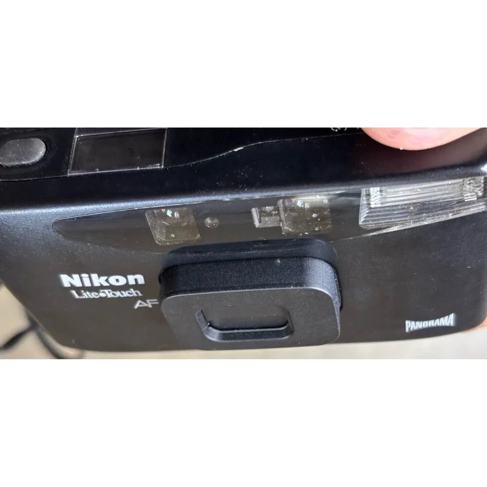 Nikon Lite Touch AF Panorama Compact Film Camera 28mm 1:3.5 Macro 35mm TESTED